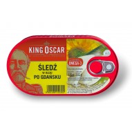 KING OSCAR Śledź po gdańsku w oleju 170 g