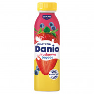 Danio Jogurt pitny smak truskawka jagoda 270 g 
