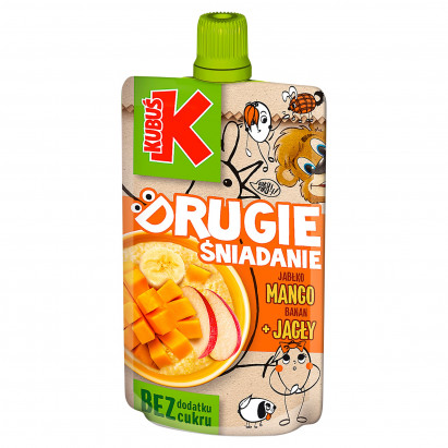 Kubuś Drugie śniadanie Mus jabłko mango banan + jagły 100 g