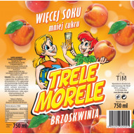 Trele Morele 0,75l - smak brzoskwiniowy