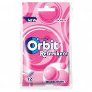 Orbit Refreshers Bubblemint Bezcukrowa guma do żucia 26 g (12 sztuk)