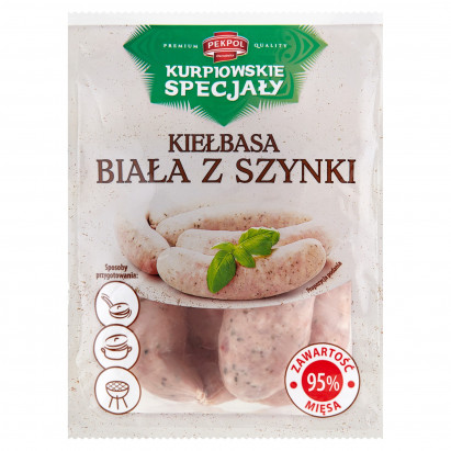 Pekpol Kurpiowskie specjały Kiełbasa biała z szynki 400 g