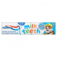 Aquafresh Milk Teeth Pasta do zębów z fluorkiem 0-2 lata 50 ml