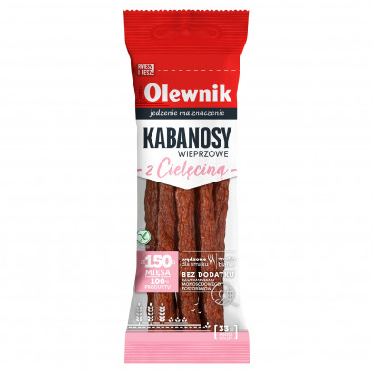 Olewnik Kabanosy wieprzowe z cielęciną 105 g