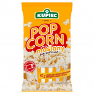 Kupiec Popcorn o smaku maślanym do mikrofalówki 80 g