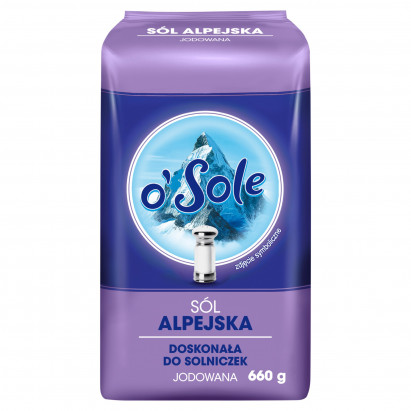 o'Sole Sól alpejska jodowana 660 g