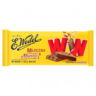 E. Wedel WW Czekolada mleczna z wafelkami orzechowymi 245 g