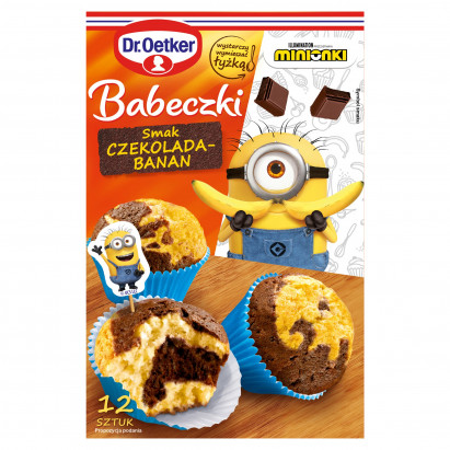 Dr. Oetker Babeczki Minionki smak czekolada-banan 307 g