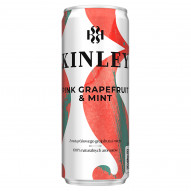 Kinley Pink Grapefruit & Mint Napój gazowany 250 ml