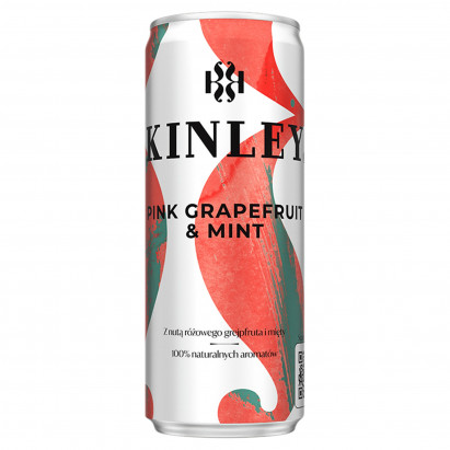 Kinley Pink Grapefruit & Mint Napój gazowany 250 ml