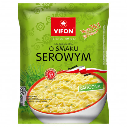 Vifon Zupa błyskawiczna o smaku serowym 65 g