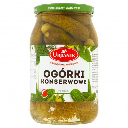 Urbanek Ogórki konserwowe 920 g