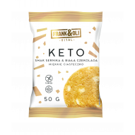 Frank & Oli Keto miękkie ciasteczko smak sernika & białą czekolada 50g