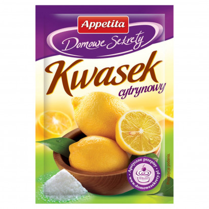 Appetita Domowe Sekrety Kwasek cytrynowy 20 g