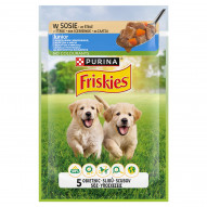 Friskies Karma dla szczeniąt w sosie z kurczakiem i marchewką 85 g