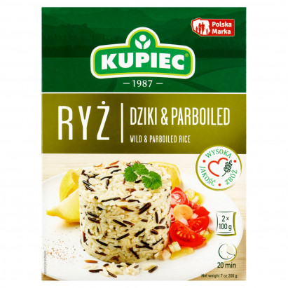 Kupiec Ryż dziki & parboiled 200 g (2 x 100 g)