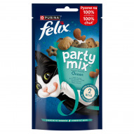 Felix Party Mix Ocean Przekąski o smaku łososia dorsza czarnego i pstrąga 60 g