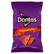 Doritos Flamin' Hot Chipsy kukurydziane o smaku bardzo pikantnym 75 g