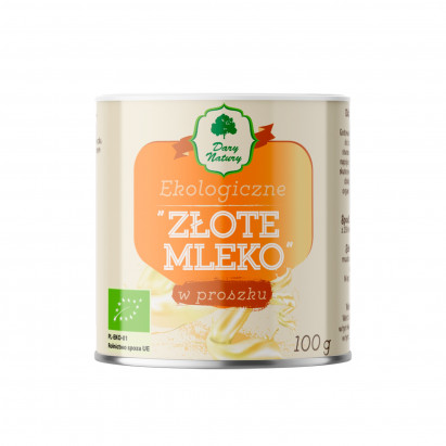 Dary Natury ekologiczna mieszanka przypraw "Złote mleko" 100g