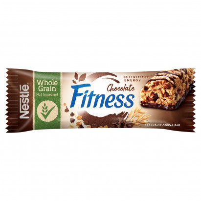 Nestlé Fitness Chocolate Płatki śniadaniowe w formie batonika 23,5 g