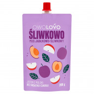 Owolovo Śliwkowo Mus jabłkowo-śliwkowy 200 g