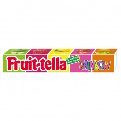 Fruittella Rainbow Cukierki do żucia 41 g (10 sztuk)