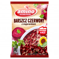 Amino Zupa błyskawiczna barszcz czerwony z majerankiem 66 g