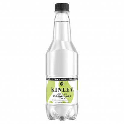 Kinley Zero Sugar Elderflower Tonic Napój gazowany 500 ml