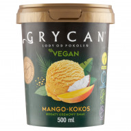 Grycan Vegan Lody mango-kokos 500 ml