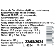 Mozzarella Fior di latte Auricchio 125 g
