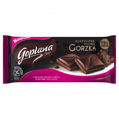 Goplana Czekolada mocno gorzka 90 g