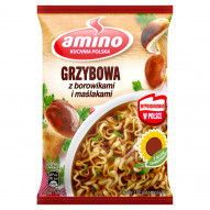 Amino Zupa błyskawiczna grzybowa z borowikami i maślakami 57 g