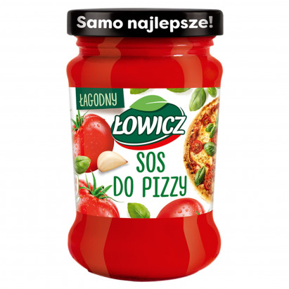 Łowicz Sos do pizzy łagodny 180 g