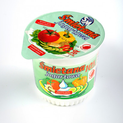 Śmietana Jogurtowa 10% tłuszczu 350 g OSM Siedlce