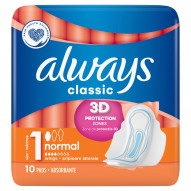 Always Podpaski ze skrzydełkami Classic Normal (rozmiar 1) x10