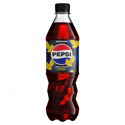 Pepsi-Cola Zero cukru Napój gazowany o smaku cytrynowym 0,5 l