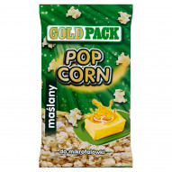 Gold Pack Popcorn do mikrofalówki maślany 100 g