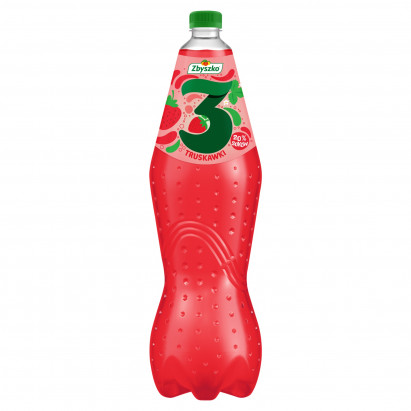 Zbyszko 3 Napój gazowany truskawki 1,75 l