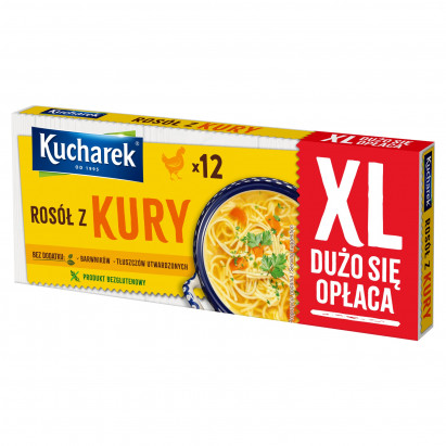 Kucharek XL Rosół z kury 120 g (12 x 10 g)