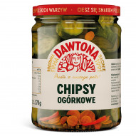 Dawtona Chipsy ogórkowe 520 g