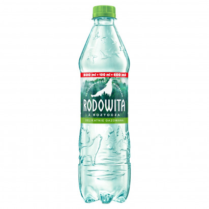 Rodowita z Roztocza Naturalna woda mineralna delikatnie gazowana 0,6 l