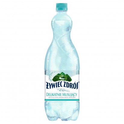 Żywiec Zdrój Delikatnie Musujący Woda źródlana 1 l