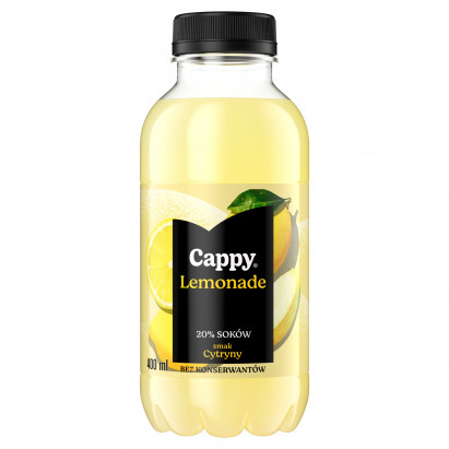 Cappy Lemonade Napój niegazowany smak cytryny 400 ml