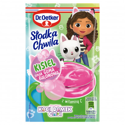 Dr. Oetker Słodka Chwila Kisiel smak guma balonowa 29 g