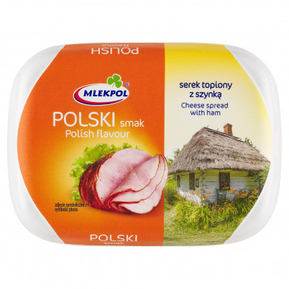Mlekpol Polski smak Serek topiony z szynką 150 g