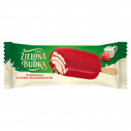 Zielona Budka Lody ze śmietanką z sosem truskawkowym 90 ml