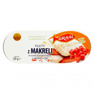 Graal Filety z makreli w sosie pomidorowym z płatkami chilli 120 g