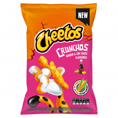 Cheetos Crunchos Chrupki kukurydziane o smaku imbiru i sosu sojowego 80 g