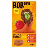 Bob Snail Zestaw przekąska owocowa jabłko-gruszka 20 g z zabawką