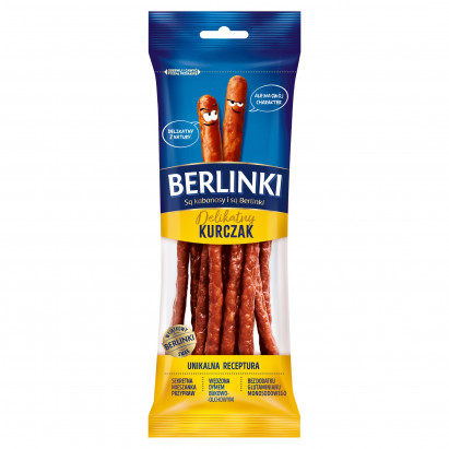 Berlinki Kabanosy szlachetny indyk z wieprzowiną 85 g